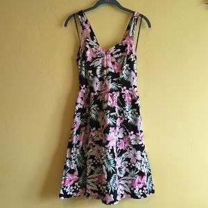 Forever 21 Dresses - Tropical Criss Cross Back Skater Dress Forever 21 Dresses - Tropical Criss Cross Back Skater Dress